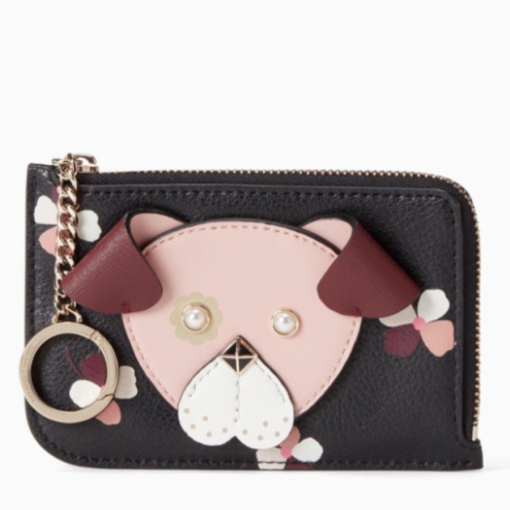 Authentic Kate Spade leather L-Zip card/Keychain🌸 - Picture 7 of 7